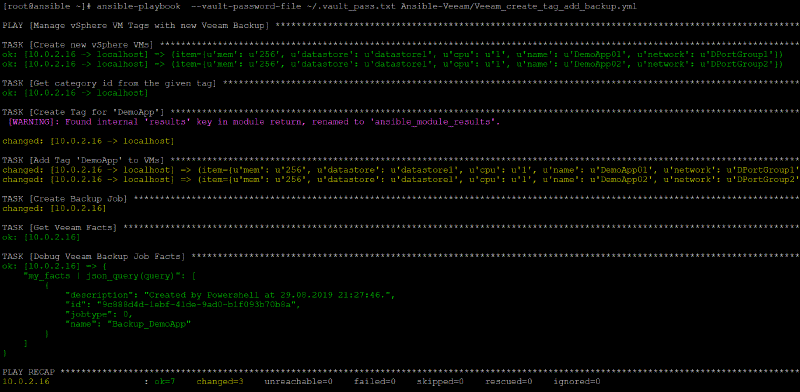 Featured image of post Veeam and vSphere Tag Integration with Ansible