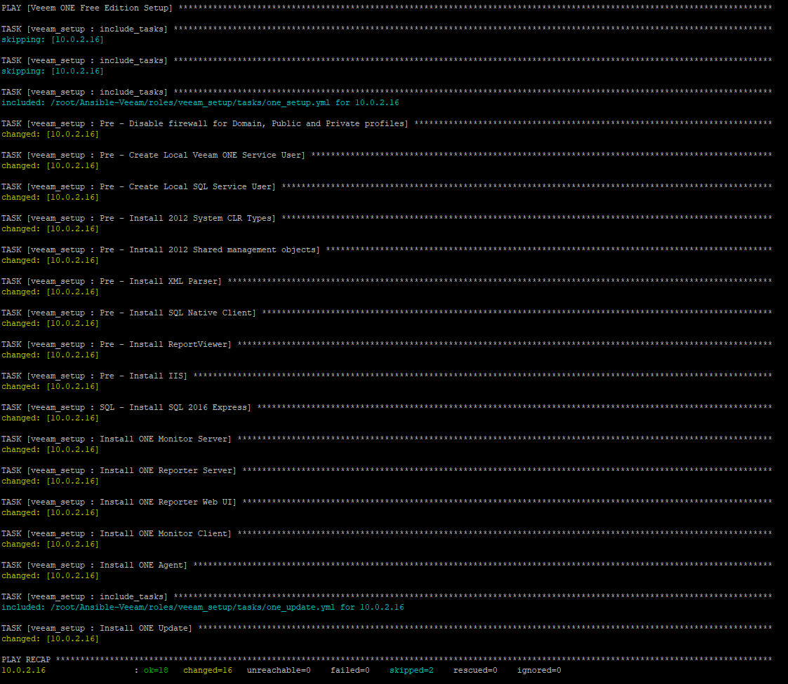 Featured image of post Veeam ONE unattended installation with Ansible