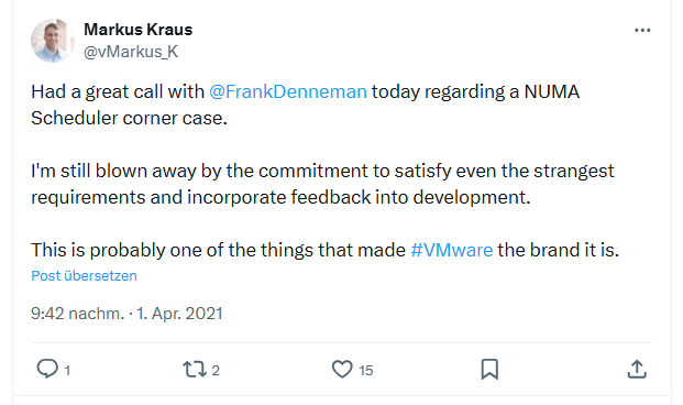 Frank Denneman - Twitter