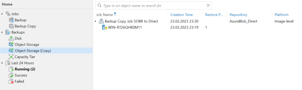Veeam Backup target freedom of choice - SOBR to Stand-Alone