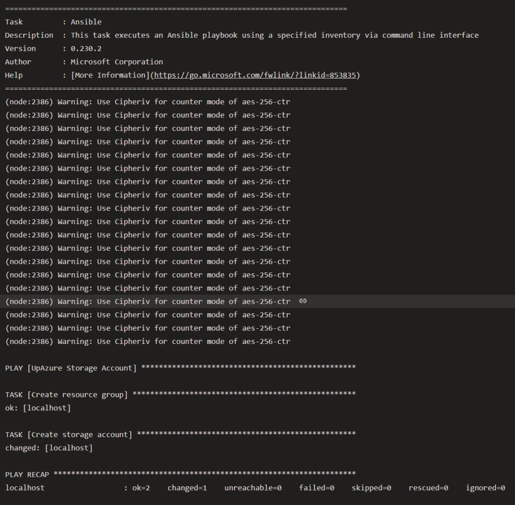 Azure Automation with Ansible - Task Playbook