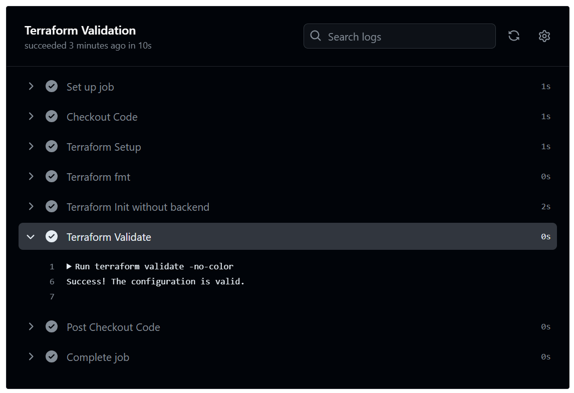 Fast Workflow with some basic tests